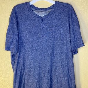 BANANA REPUBLIC Men’s Button Down 2 Tone Casual Tee